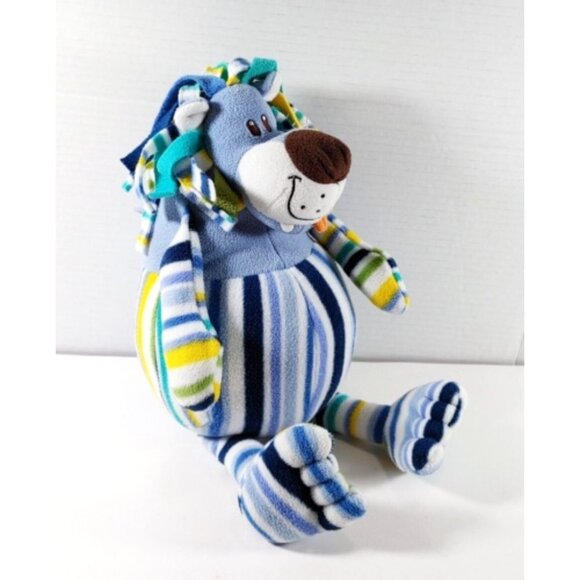 PB Bambino Plush Striped Lion Stuffed Animal 17" Soft Pottery Barn  Plush - Picture 2 of 4